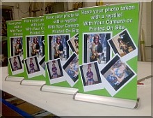 Calgary table top rollup retractable banners